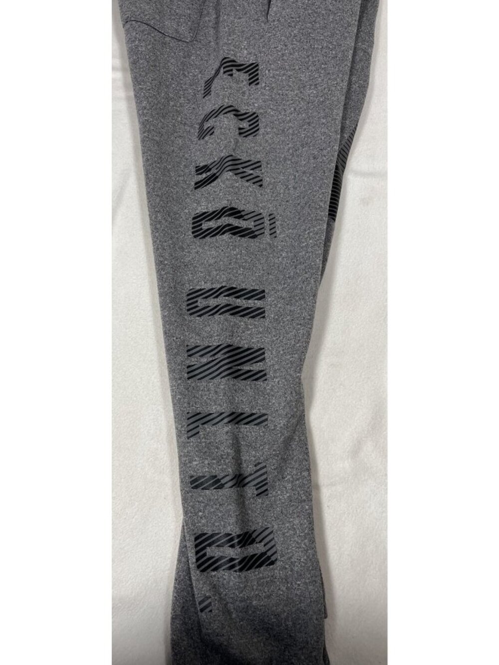 Men’s Medium Ecko Unlimited Unltd Gray Sweatpants Draw String Logo Spell Out - Picture 6 of 13